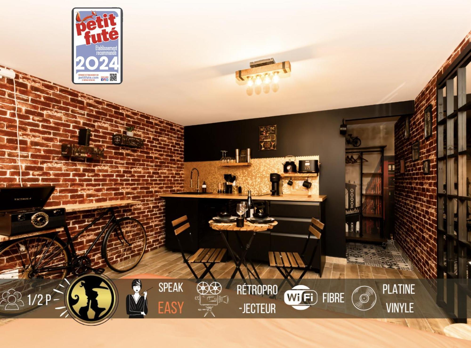 "The Speakeasy" Pub New Yorkais Centre Ville - Ideal Pro - Wifi Fibre - Retroprojecteur Cinema Saint-Etienne  Dış mekan fotoğraf